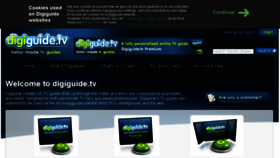 What Digiguide.tv website looked like in 2018 (6 years ago)