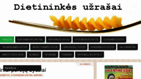 What Dietininkesuzrasai.info website looked like in 2018 (6 years ago)