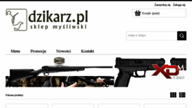What Dzikarz.pl website looked like in 2018 (6 years ago)