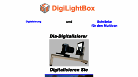 What Digilightbox.de website looked like in 2018 (6 years ago)