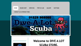 What Divealot.co.uk website looked like in 2018 (6 years ago)