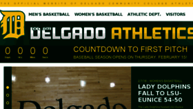 What Delgadoathletics.com website looked like in 2018 (6 years ago)