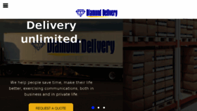 What Diamonddelivers.com website looked like in 2018 (6 years ago)