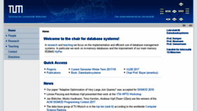 What Db.in.tum.de website looked like in 2018 (6 years ago)