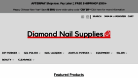 What Diamondnailsupplies.com.au website looked like in 2018 (6 years ago)