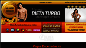 What Dietaturbo.com website looked like in 2018 (6 years ago)
