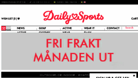 What Dailysports.se website looked like in 2018 (6 years ago)