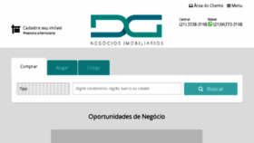 What Dgadministradora.com.br website looked like in 2018 (6 years ago)