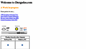 What Durgadas.com website looked like in 2018 (6 years ago)