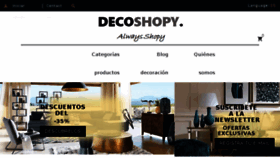 What Decoshopy.com website looked like in 2018 (6 years ago)