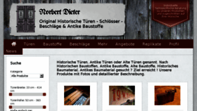What Dieter-historische-tueren.de website looked like in 2018 (6 years ago)