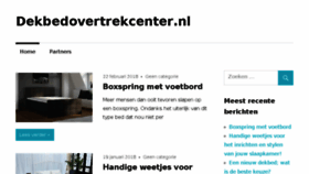 What Dekbedovertrekcenter.nl website looked like in 2018 (6 years ago)