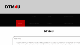 What Dtm4u.com website looked like in 2018 (6 years ago)