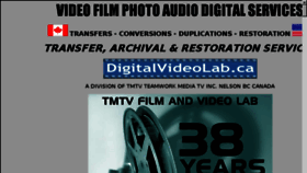 What Digitalvideolab.ca website looked like in 2018 (6 years ago)