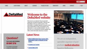 What Deltamed.com.au website looked like in 2018 (6 years ago)