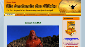 What Die-anatomie-des-gluecks.de website looked like in 2018 (6 years ago)