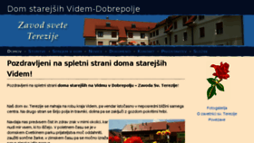 What Domstarejsihvidem.si website looked like in 2018 (6 years ago)