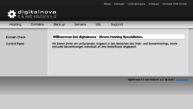 What Digitalnova.at website looked like in 2018 (6 years ago)