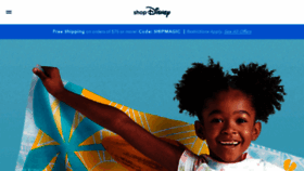 What Disneystores.com website looked like in 2018 (6 years ago)