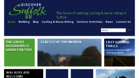 What Discoversuffolk.org.uk website looked like in 2018 (6 years ago)
