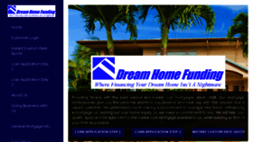 What Dreamhomefunding.com website looked like in 2018 (6 years ago)