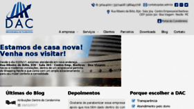 What Dac.adm.br website looked like in 2018 (6 years ago)
