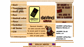 What Davincigames.net website looked like in 2018 (6 years ago)