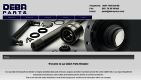What Deba-parts.com website looked like in 2018 (6 years ago)