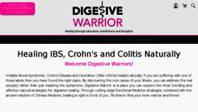 What Digestivewarrior.com website looked like in 2018 (6 years ago)