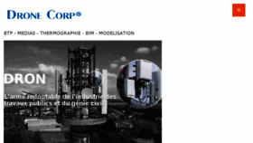 What Drone-corp.com website looked like in 2018 (6 years ago)
