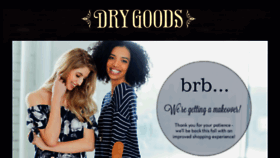 What Drygoodsusa.com website looked like in 2018 (6 years ago)