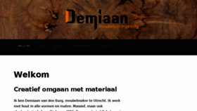 What Demiaan.nl website looked like in 2018 (6 years ago)
