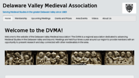 What Dvmamedieval.com website looked like in 2018 (6 years ago)