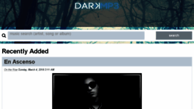 What Darkmp3.su website looked like in 2018 (6 years ago)