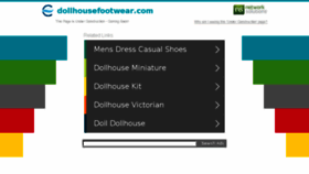 What Dollhousefootwear.com website looked like in 2018 (6 years ago)