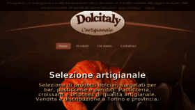What Dolcitaly.it website looked like in 2018 (6 years ago)