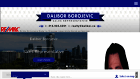 What Dalibor.ca website looked like in 2018 (6 years ago)