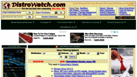 What Distrowatch.org website looked like in 2018 (7 years ago)