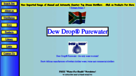 What Dewdrop.co.za website looked like in 2018 (6 years ago)