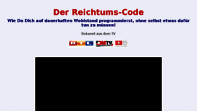 What Der-reichtumscode.de website looked like in 2018 (6 years ago)