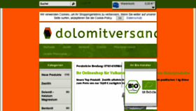 What Dolomitversand.de website looked like in 2018 (6 years ago)