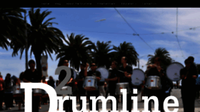 What D2drumline.com website looked like in 2018 (6 years ago)