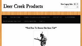 What Deercreekproducts.net website looked like in 2018 (6 years ago)