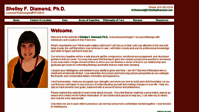 What Drshelleydiamond.com website looked like in 2018 (6 years ago)