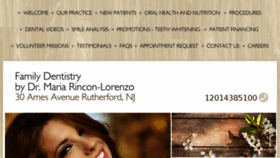 What Dentistryrinconlorenzo.com website looked like in 2018 (6 years ago)