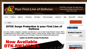 What Diteksurgeprotection.com website looked like in 2018 (6 years ago)