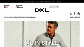 What Destinationxl.com website looked like in 2018 (6 years ago)