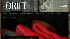 What Driftsurfshop.com website looked like in 2018 (6 years ago)