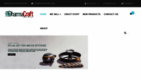 What Dharmacraft.shop website looked like in 2018 (6 years ago)