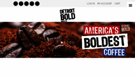 What Detroitboldcoffee.com website looked like in 2018 (6 years ago)